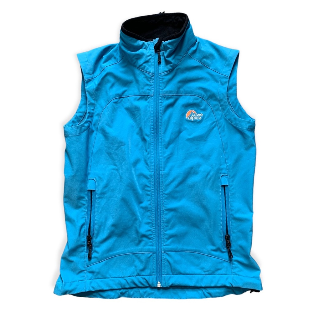 Lowe Alpine Light Blue Zip Front Vest S